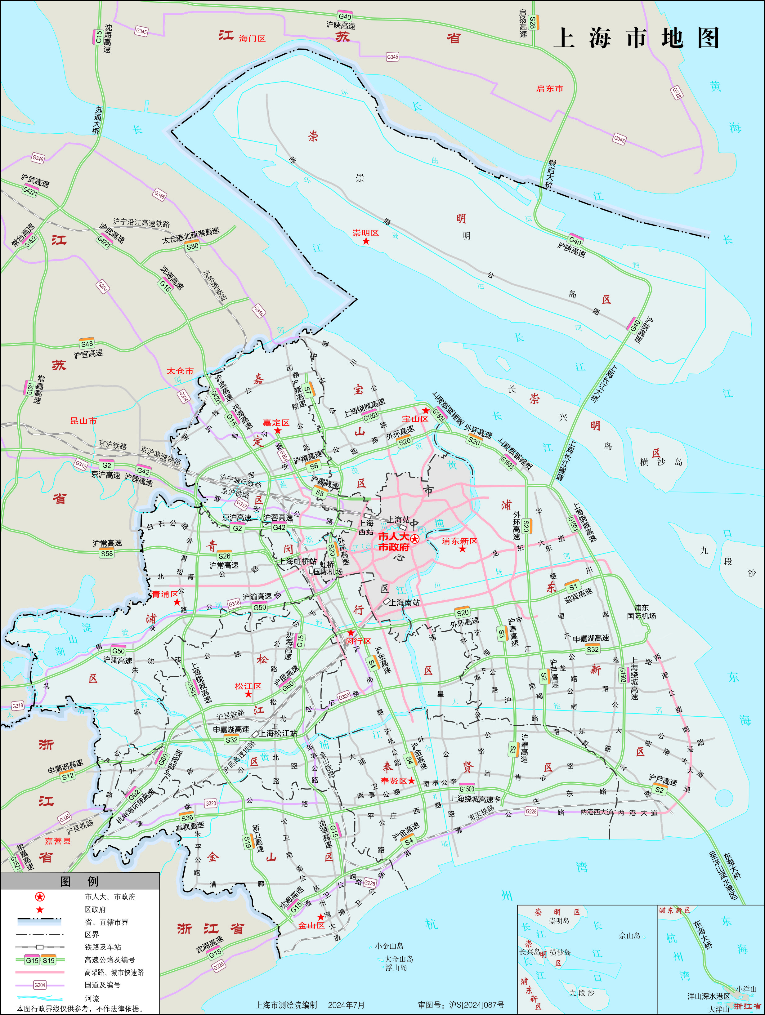 上海市地图